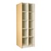 Medium Instrument Lockers w/o Doors - 10 Compartments (12 1/4" W x 27" D x 15" H)